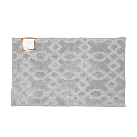 Monarch Brands Artistry Area Rug - Geo Pattern - 27in x 45in, Soft Silver PNP-RA-2745GEO-SS